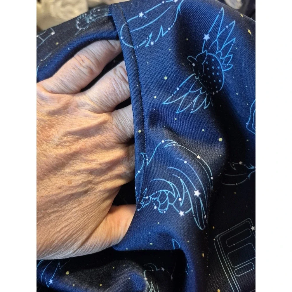 Fangamer Celeste Video Game Constellation Skater Skirt Navy Blue Pockets Medium